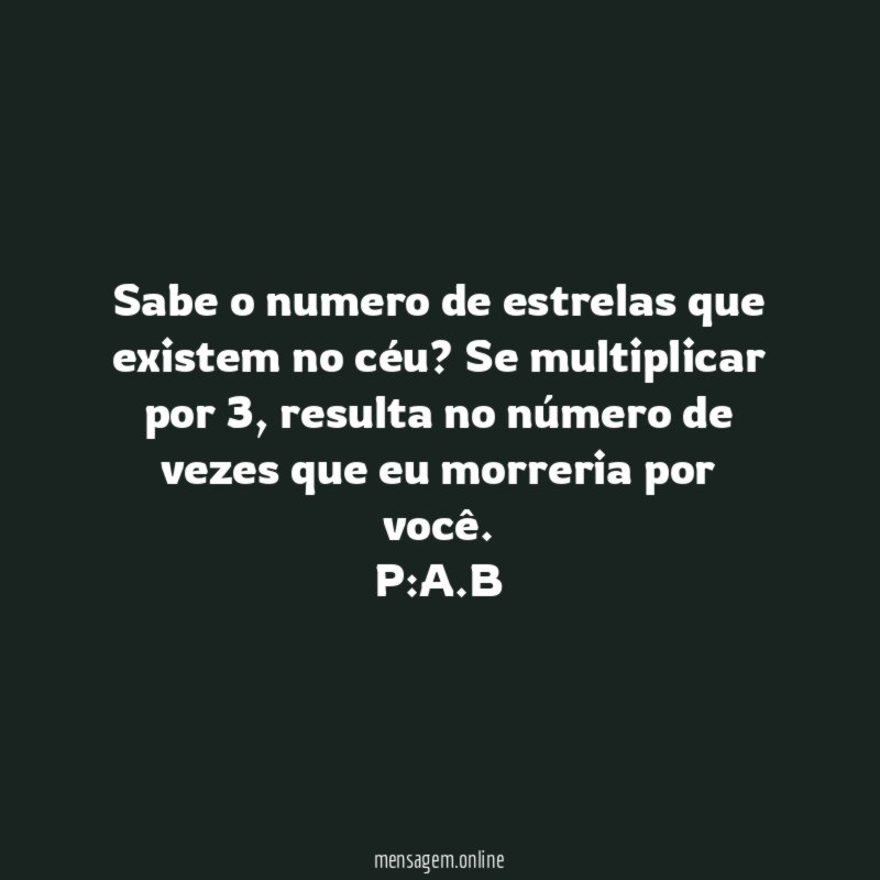 Sabe o numero de estrelas que existem no céu