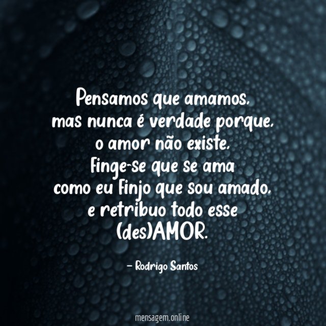 Pensamos que amamos