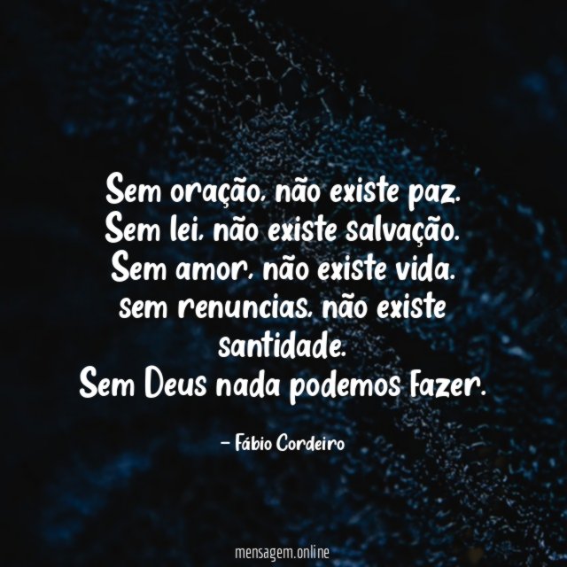Sem oração
