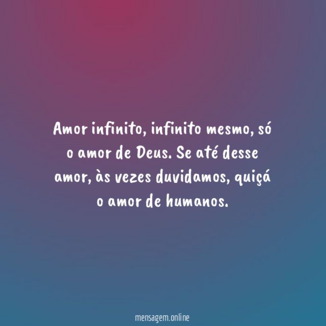 Amor infinito