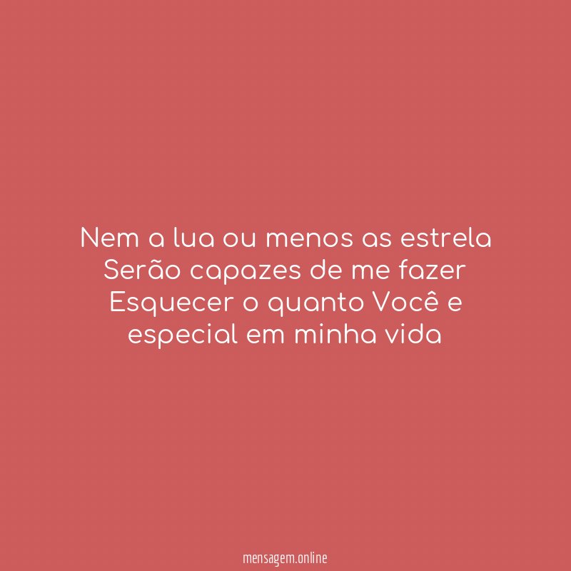 Nem a lua ou menos as estrela