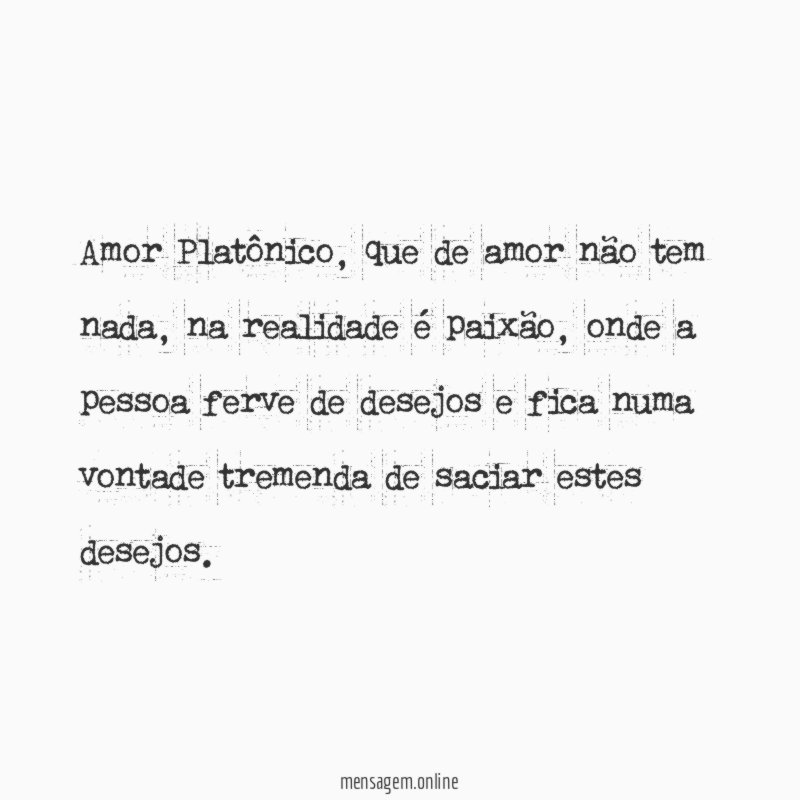 Amor Platônico