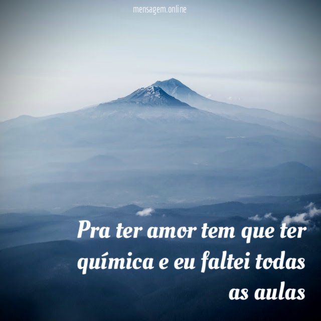 Pra ter amor tem que ter química
