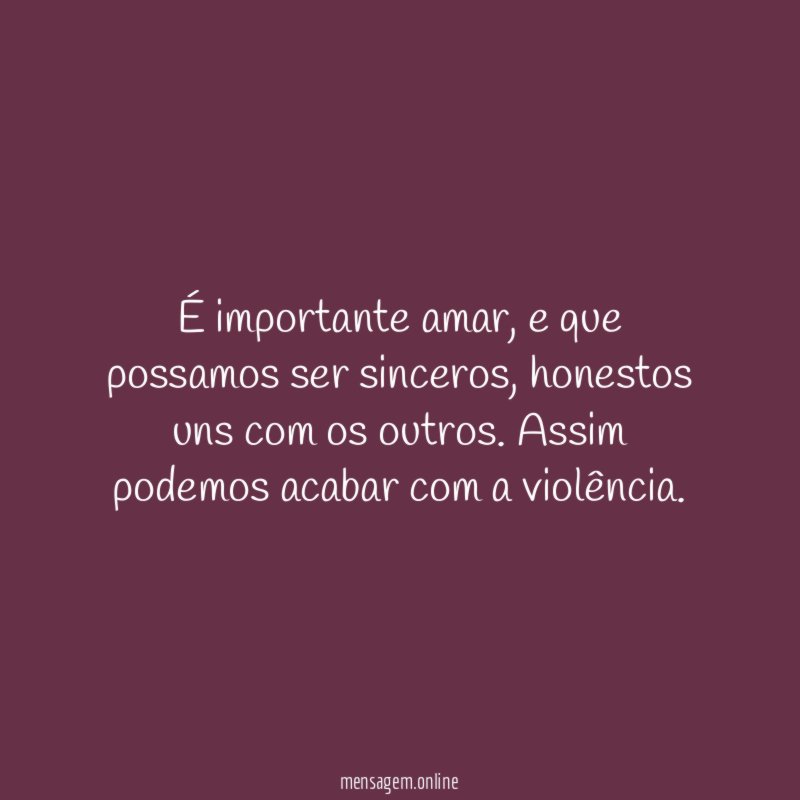 É importante amar