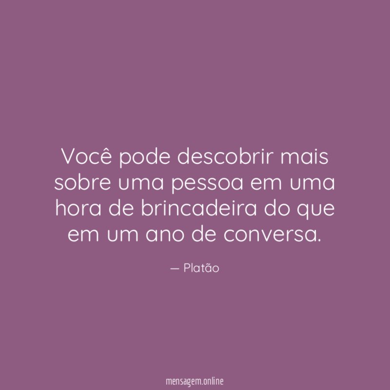 Você pode descobrir mais sobre uma pessoa em