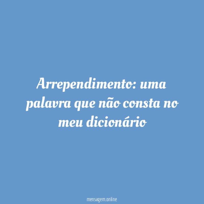 Arrependimento