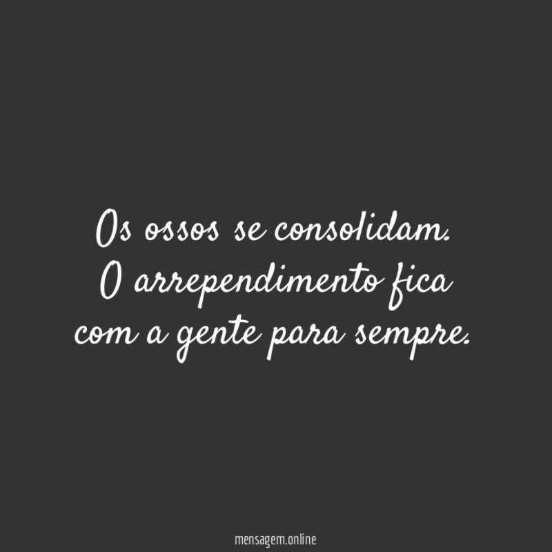 Os ossos se consolidam