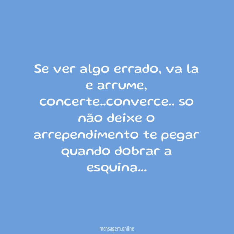 Se ver algo errado