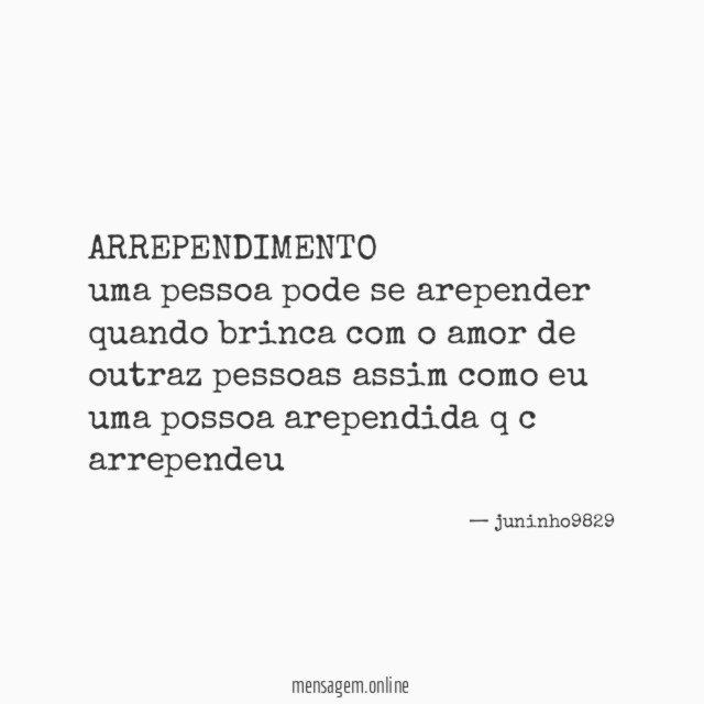 ARREPENDIMENTO