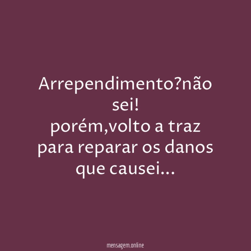 Arrependimento