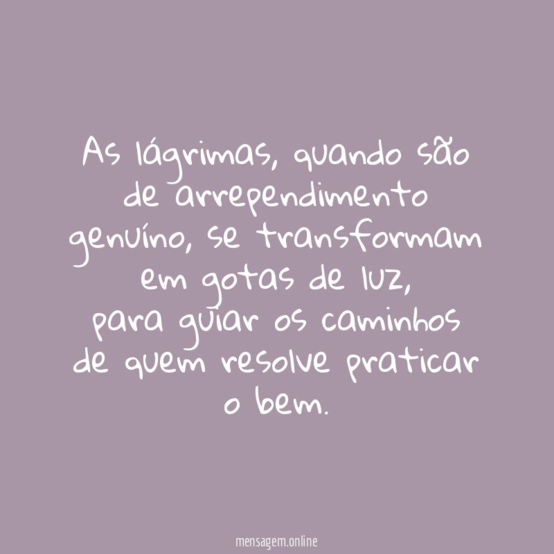 As lágrimas