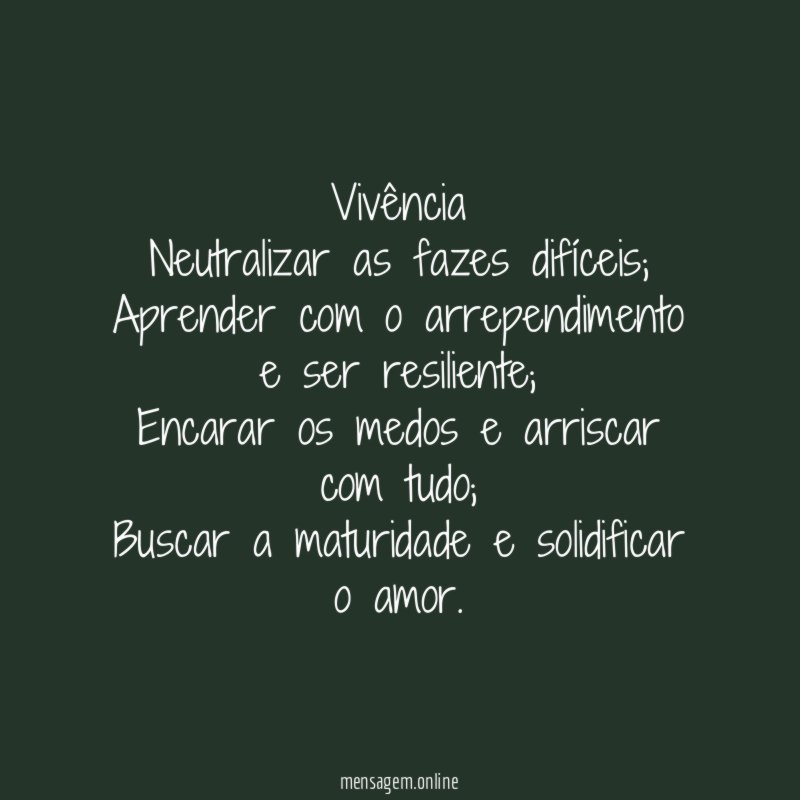 Vivência