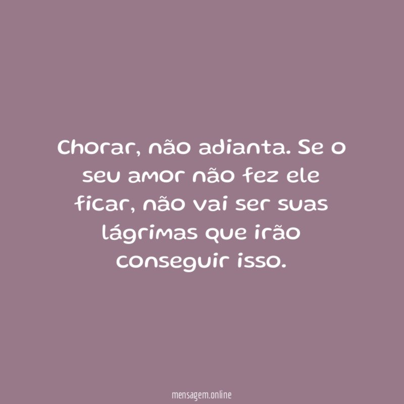 Chorar