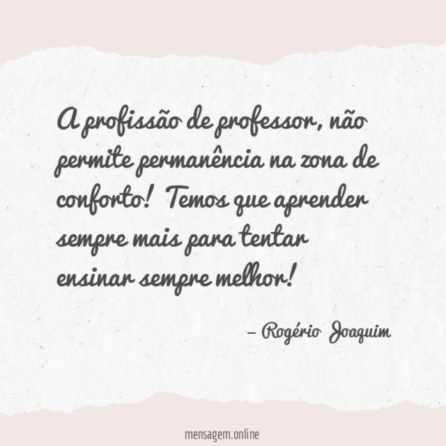 A profissão de professor