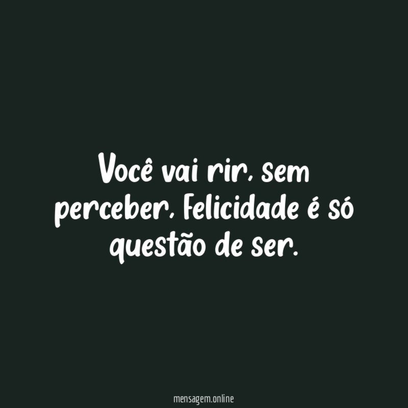 Você vai rir