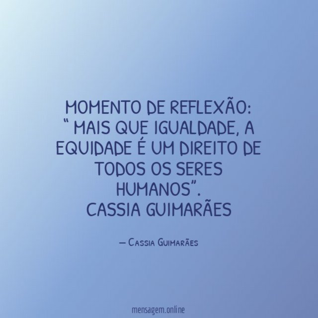 Momento de Reflexão
