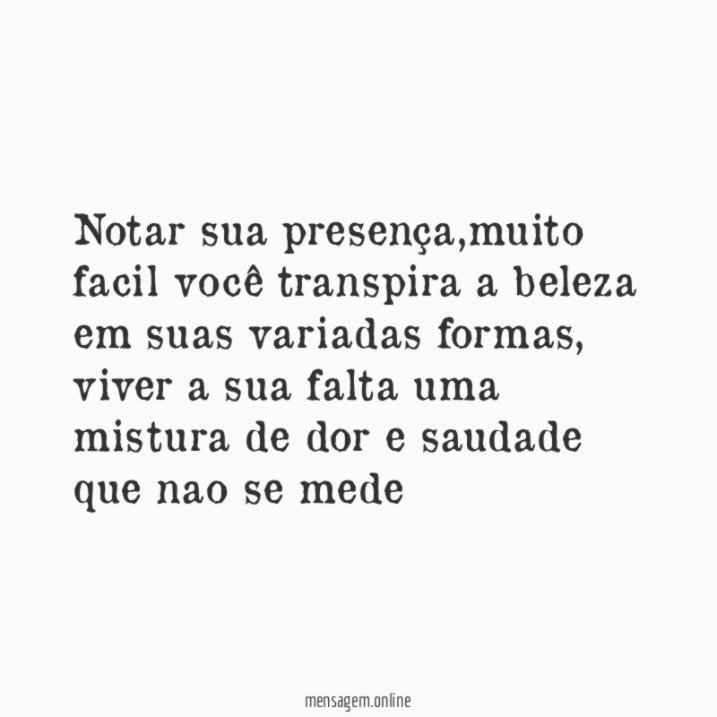 Notar sua presença