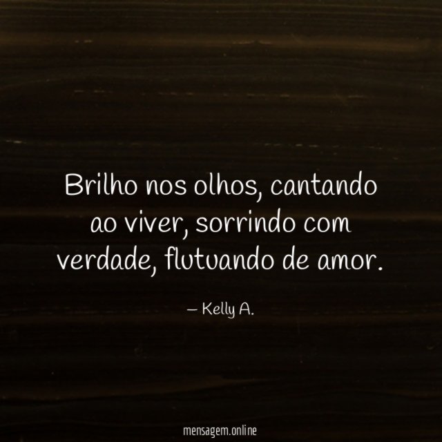 Brilho nos olhos