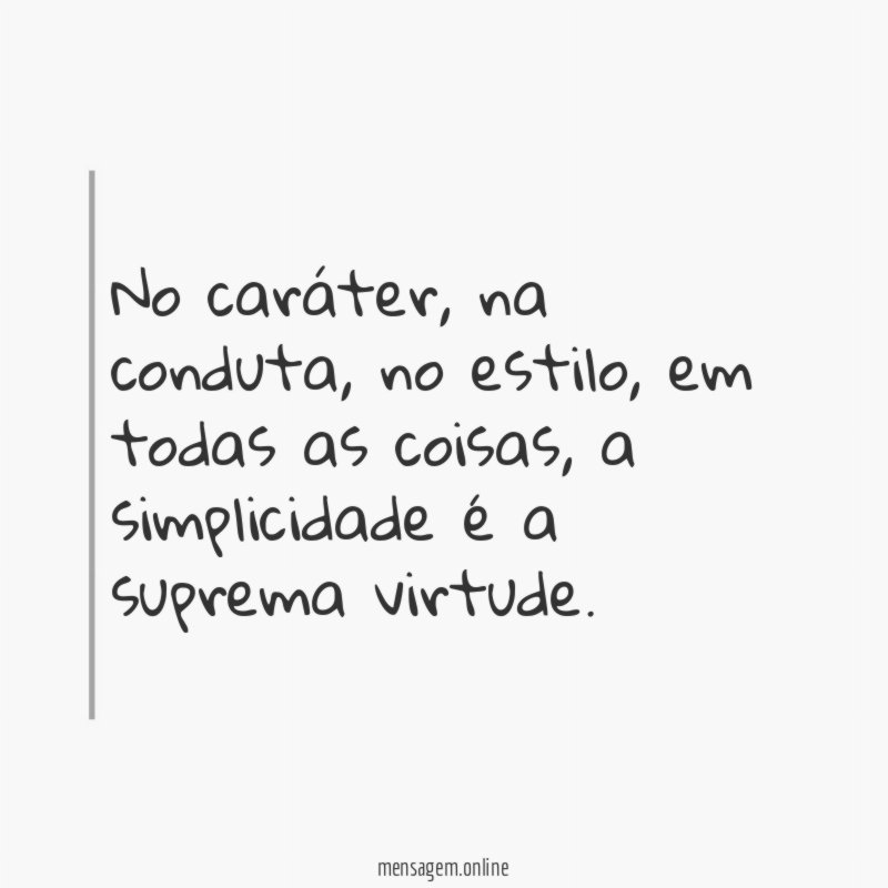 No caráter