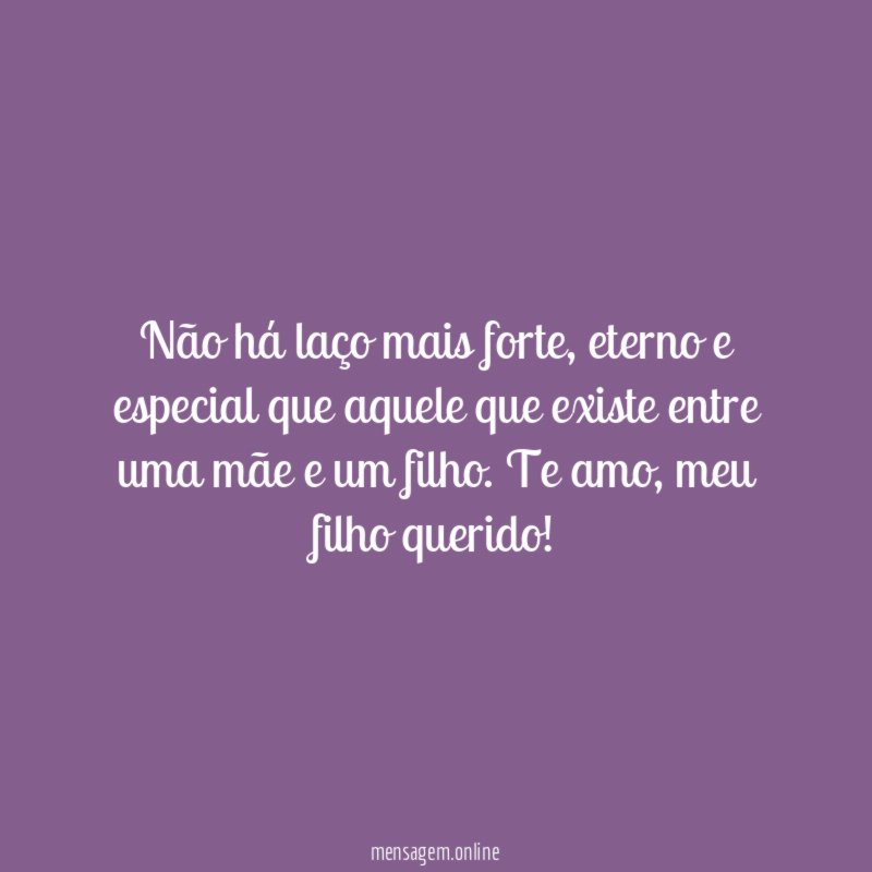 Não há laço mais forte