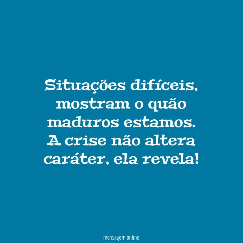 Situações difíceis