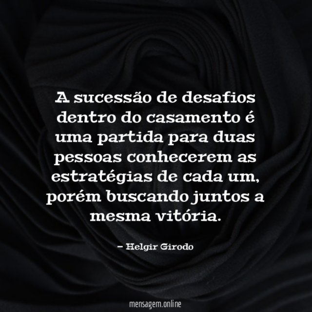 A sucessão de desafios dentro do casamento é