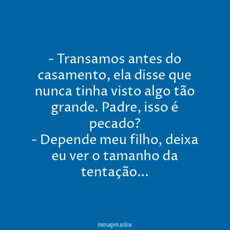 Transamos antes do casamento