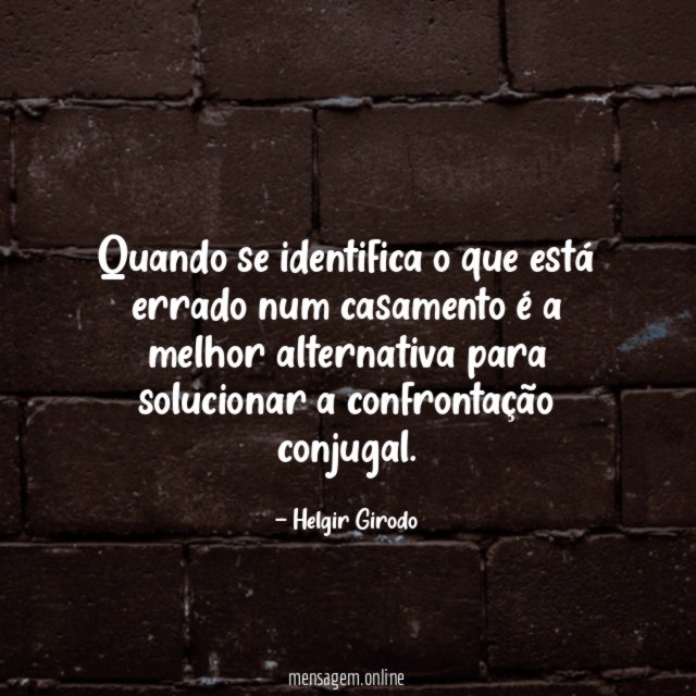 Quando se identifica o que está errado num