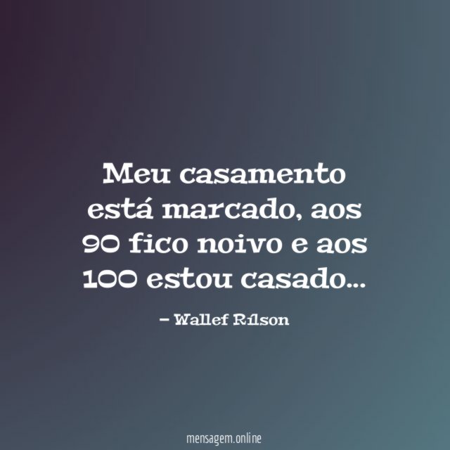 Meu casamento está marcado