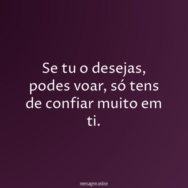 Se tu o desejas