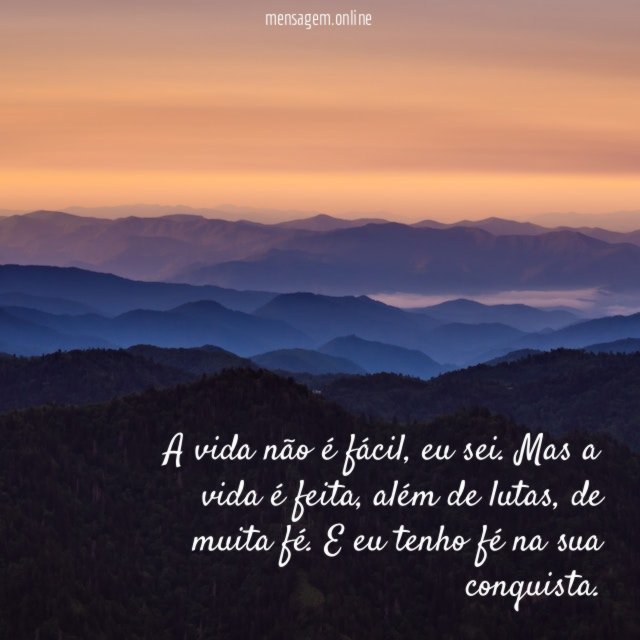 A vida não é fácil