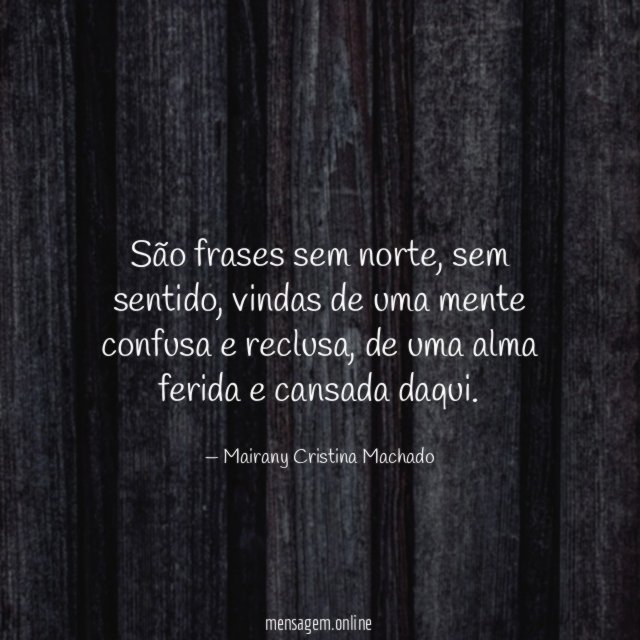 São frases sem norte