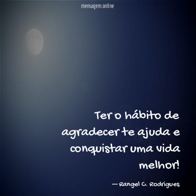 Ter o hábito de agradecer te ajuda