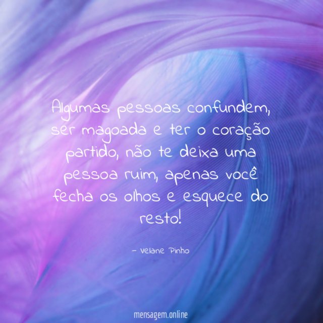 Algumas pessoas confundem