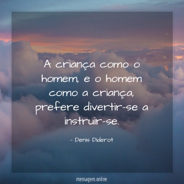 A criança como o homem