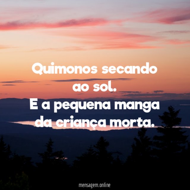 Quimonos secando ao sol
