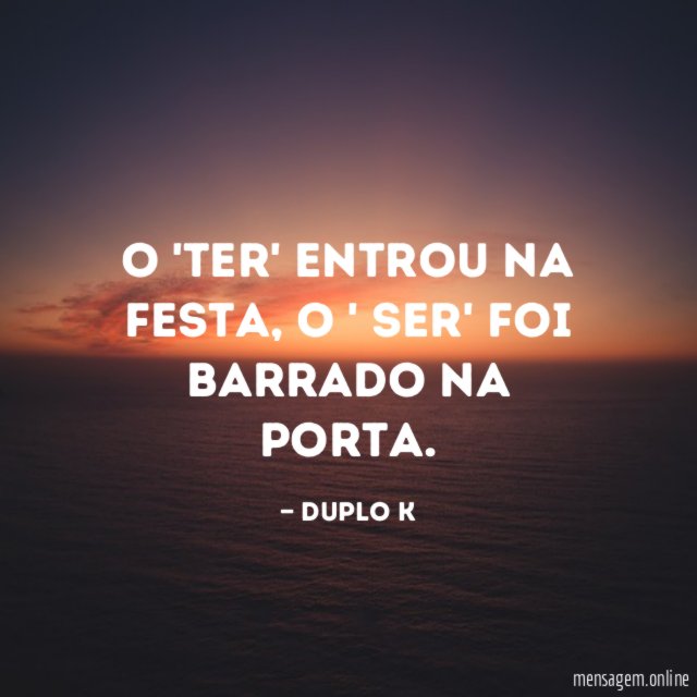 O 'TER' entrou na festa