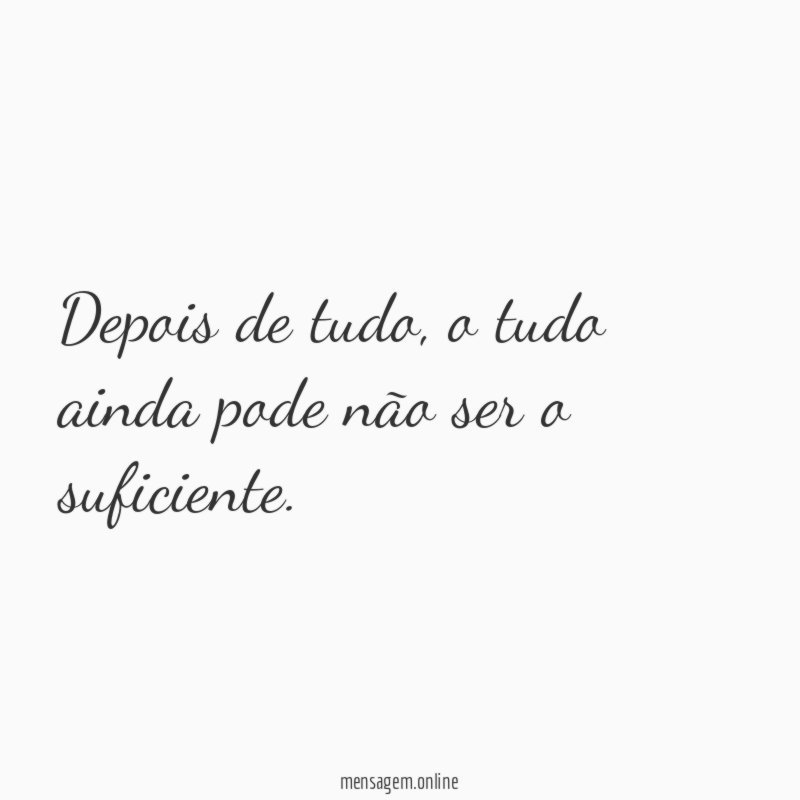 Depois de tudo