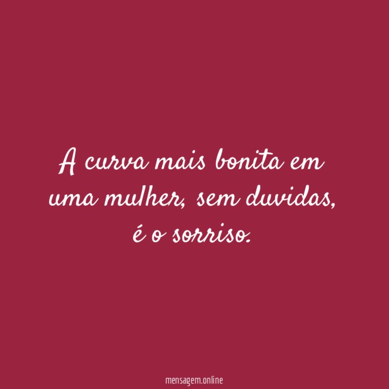A curva mais bonita em uma mulher