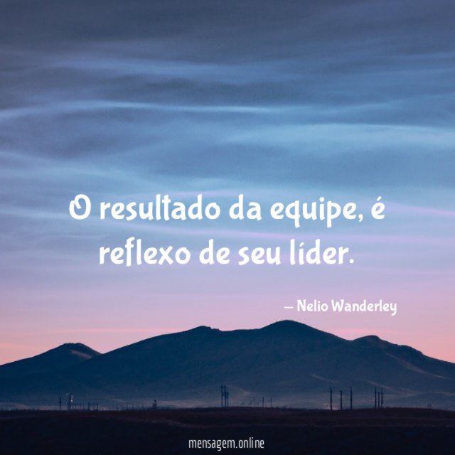 O resultado da equipe
