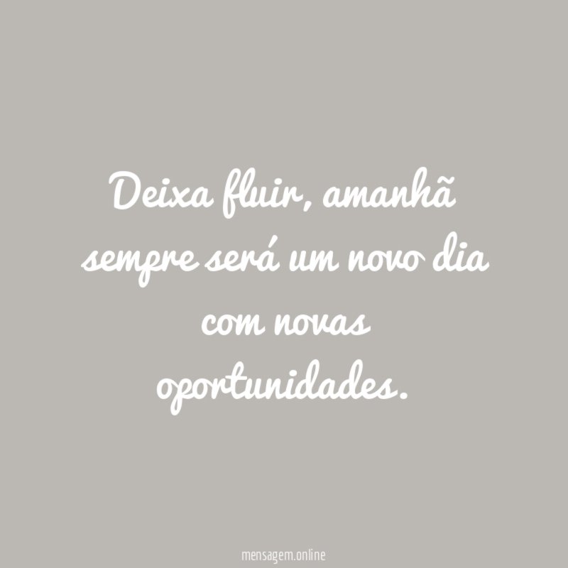 Deixa fluir