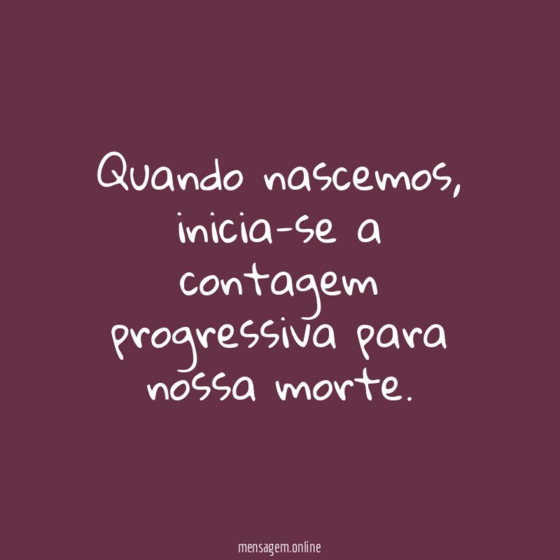 Quando nascemos