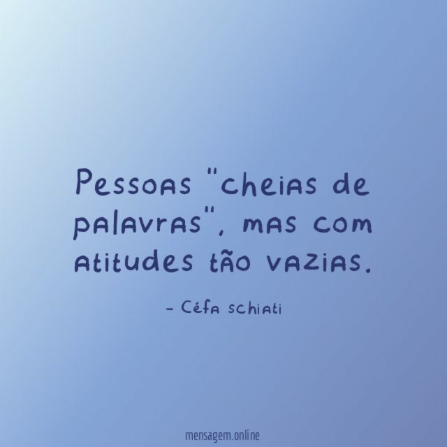 Pessoas "cheias de palavras"
