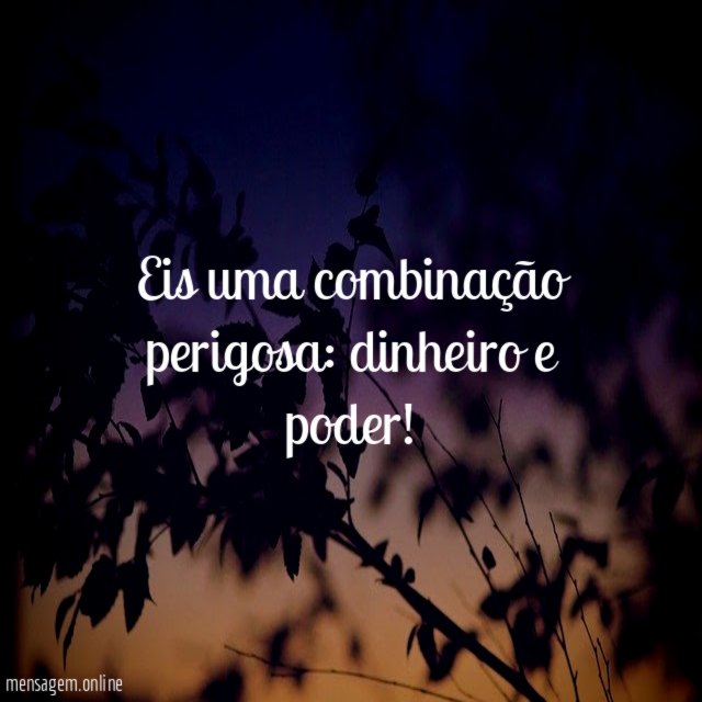 Eis uma combinação perigosa