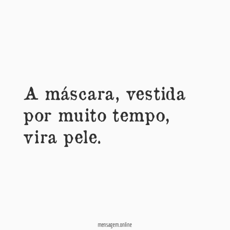 A máscara
