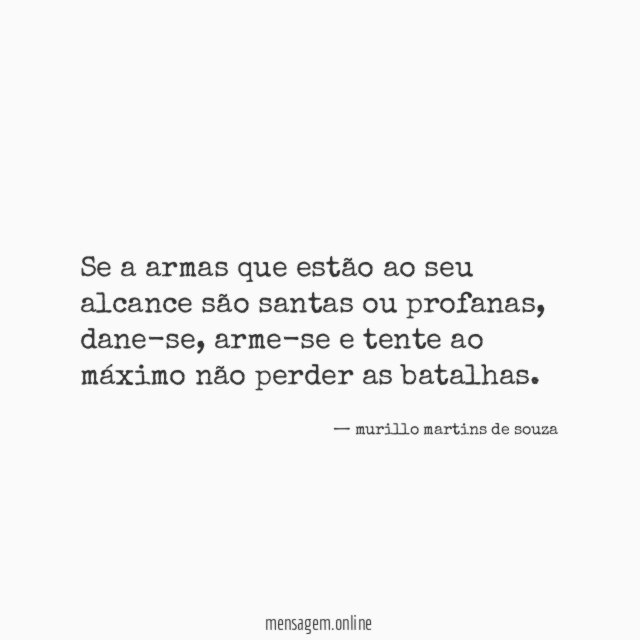 Se a armas que estão ao seu alcance