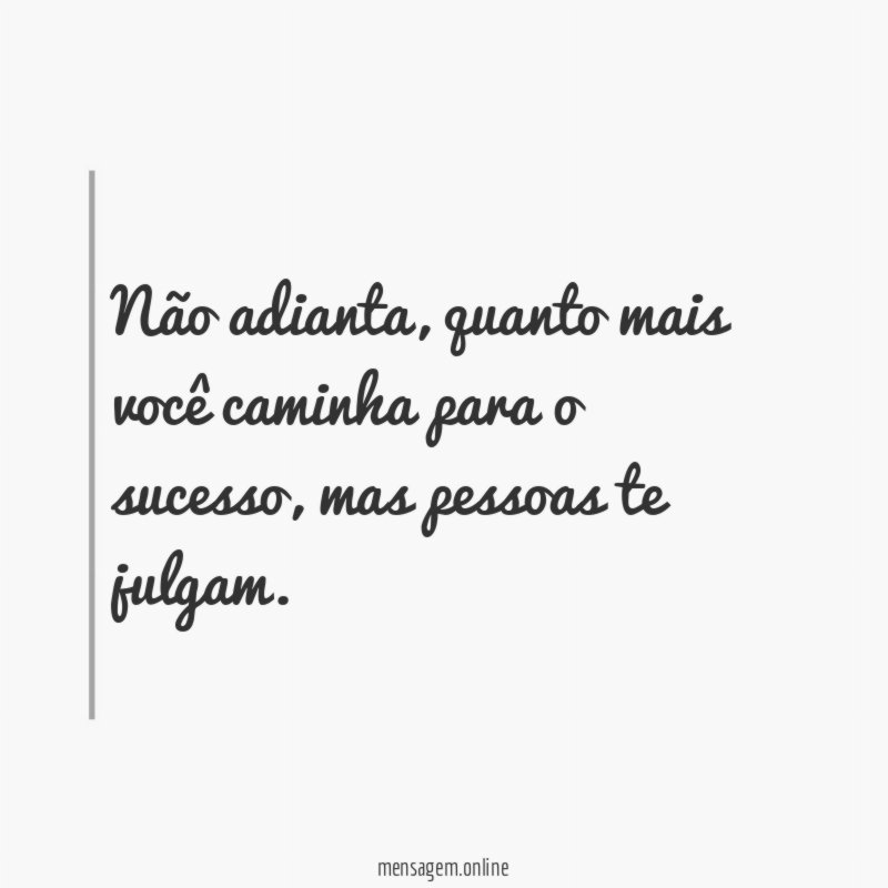 Não adianta