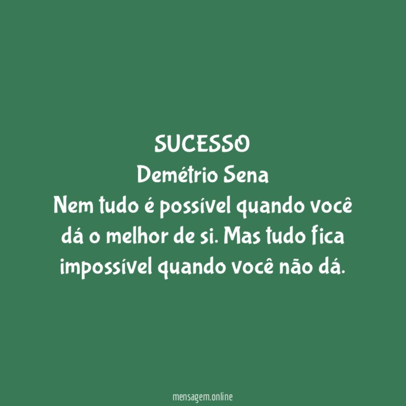 SUCESSO