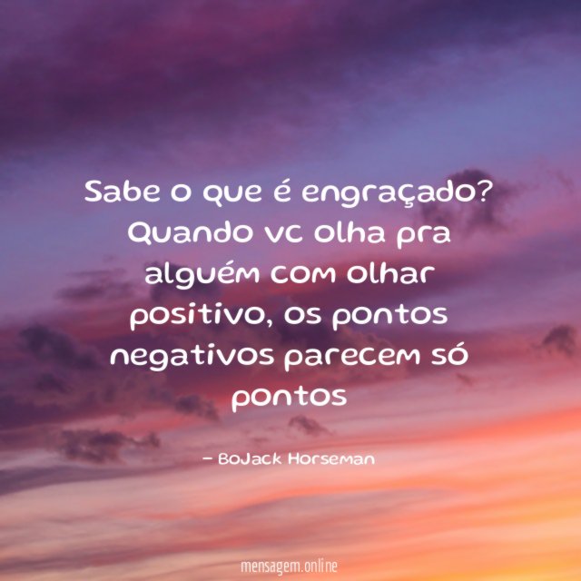 Sabe o que é engraçado