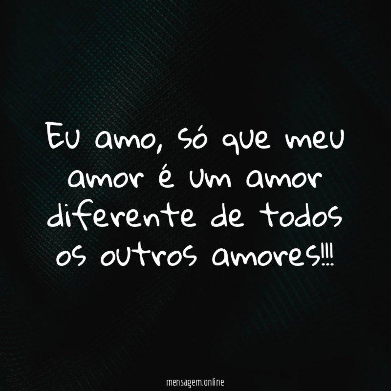 Eu amo